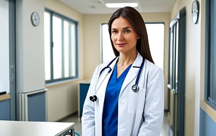 미디어 프로듀서 예산 관리 방법 - **
A professional female doctor in a clean, modern hospital environment, wearing a lab coat and ste...