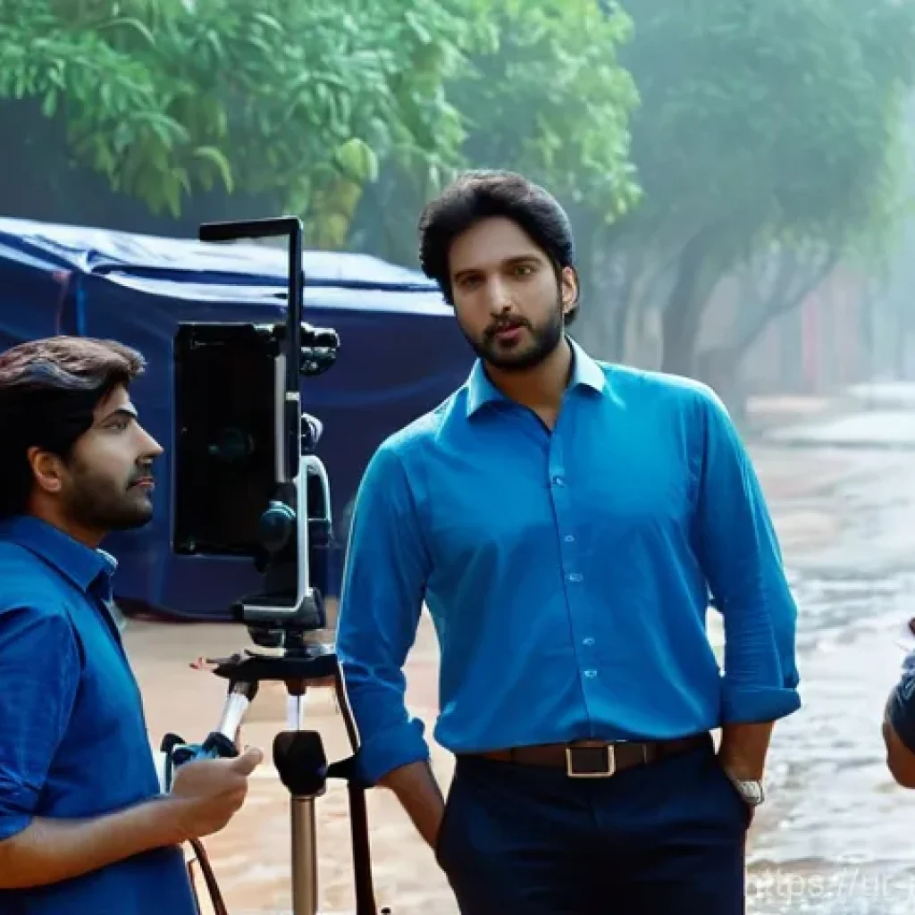 미디어 프로듀서 직무와 연봉 비교 - **On-set Leadership and Problem-Solving:**
"A dynamic male or female Media Producer, dressed in ...