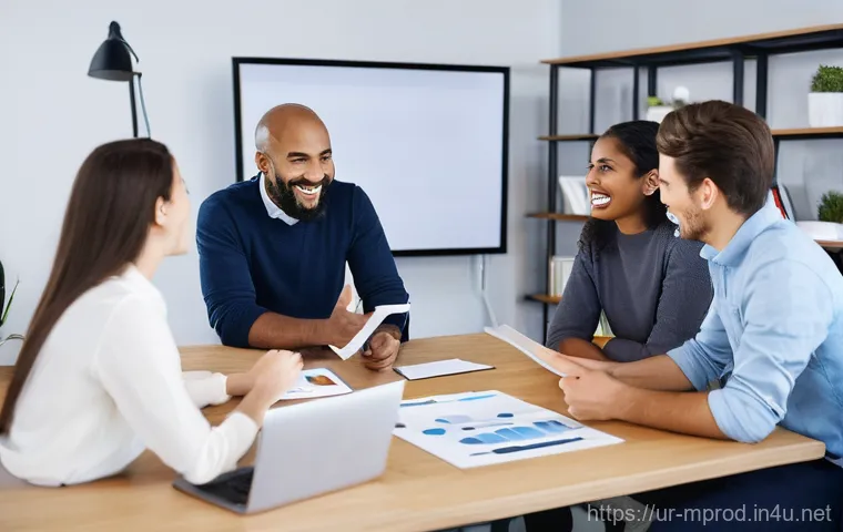 미디어 프로듀서의 주요 연봉 협상 사례 - **Prompt 2: Dynamic Learning and Professional Networking**
A vibrant, medium shot capturing a di... 미디어 프로듀서의 주요 연봉 협상 사례 - **Prompt 2: Dynamic Learning and Professional Networking**
A vibrant, medium shot capturing a di...