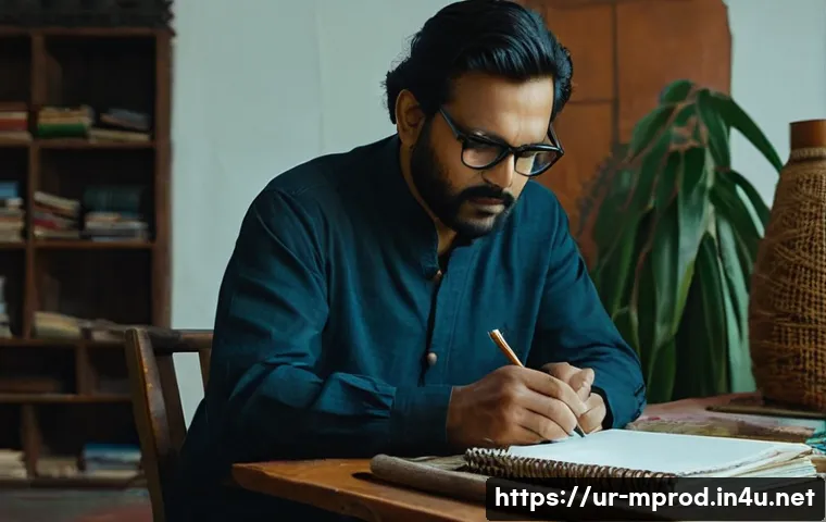 미디어 프로듀서와 영상 콘텐츠 제작 흐름 - **A Visionary Producer Deep in Thought:**
A thoughtful, experienced film producer, likely of Sou...