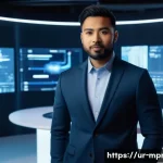 미디어 프로듀서의 창의적 사고 키우기 - **Prompt:** "A vibrant, modern media producer, in their late 20s to early 30s, of diverse ethnicity,...