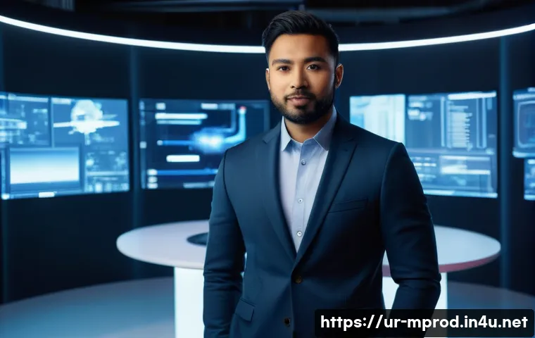 미디어 프로듀서의 창의적 사고 키우기 - **Prompt:** "A vibrant, modern media producer, in their late 20s to early 30s, of diverse ethnicity,...